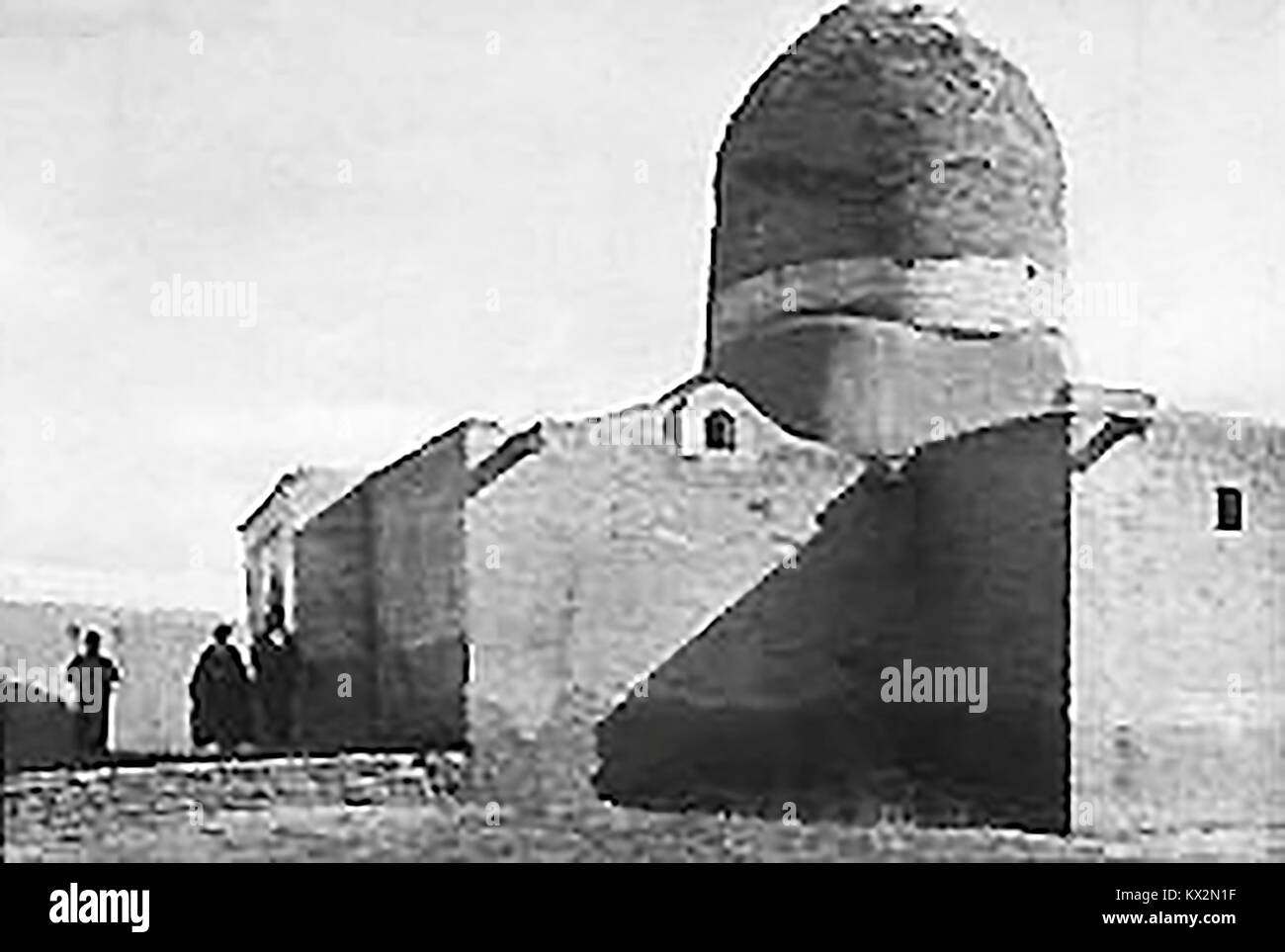 Historic Persia (Iran) in 1935  - Archaeology -The tomb of Esther at Hamadan Stock Photo