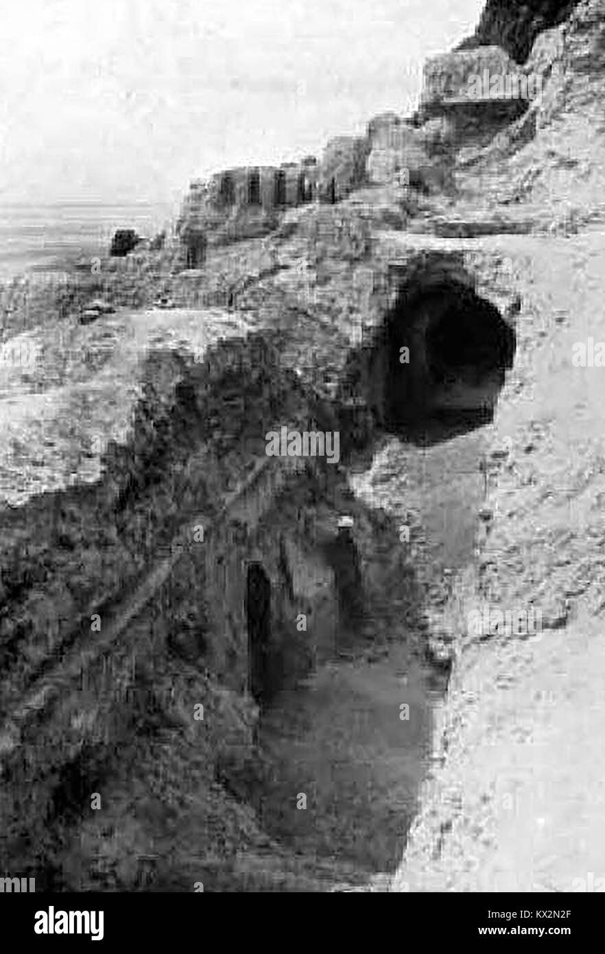 Historic Persia (Iran) in 1935  - Archaeology - KUH I KHWAJA PAINTINGS GALLERY Stock Photo