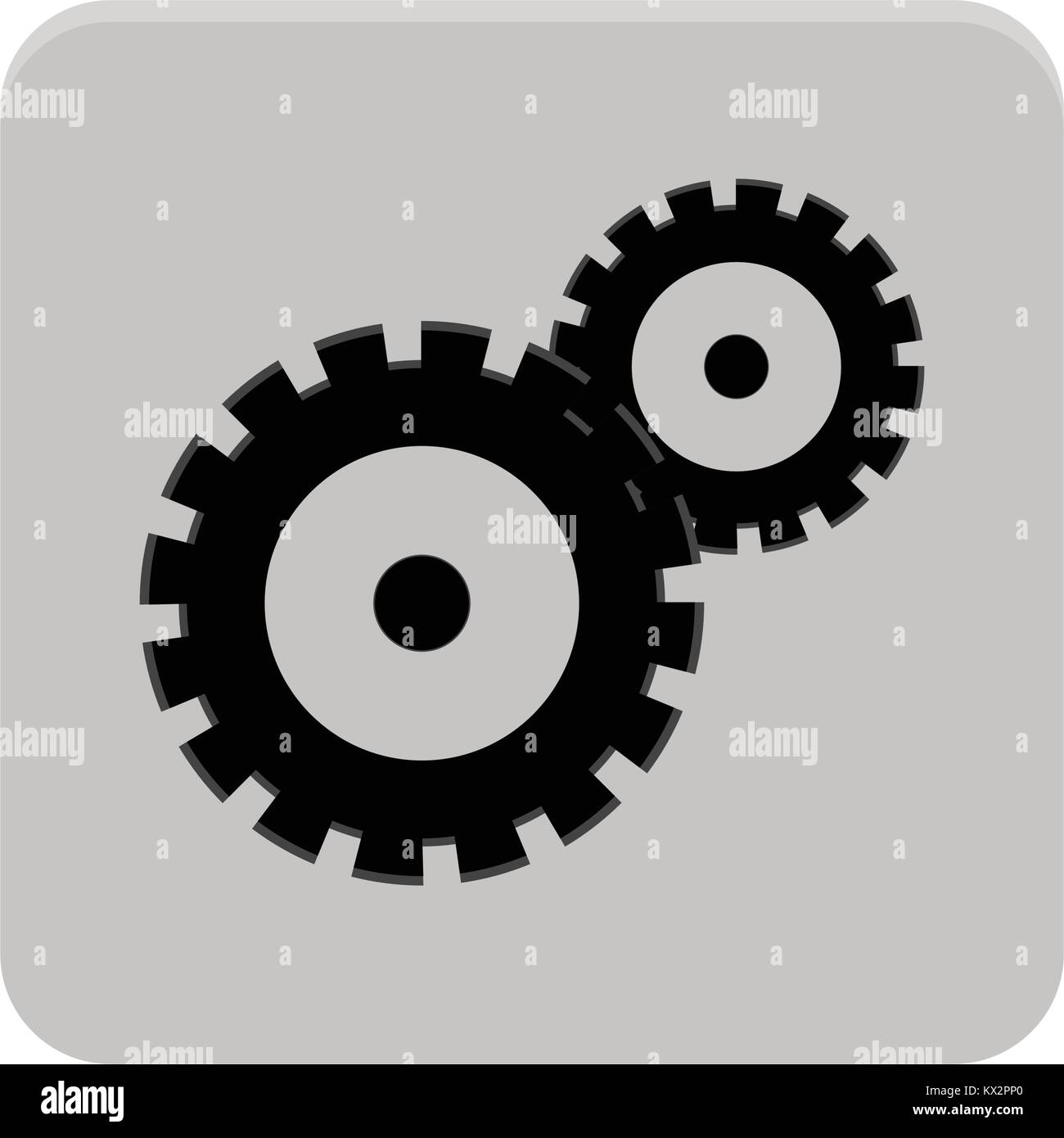 Settings app button Stock Vector Image & Art Alamy