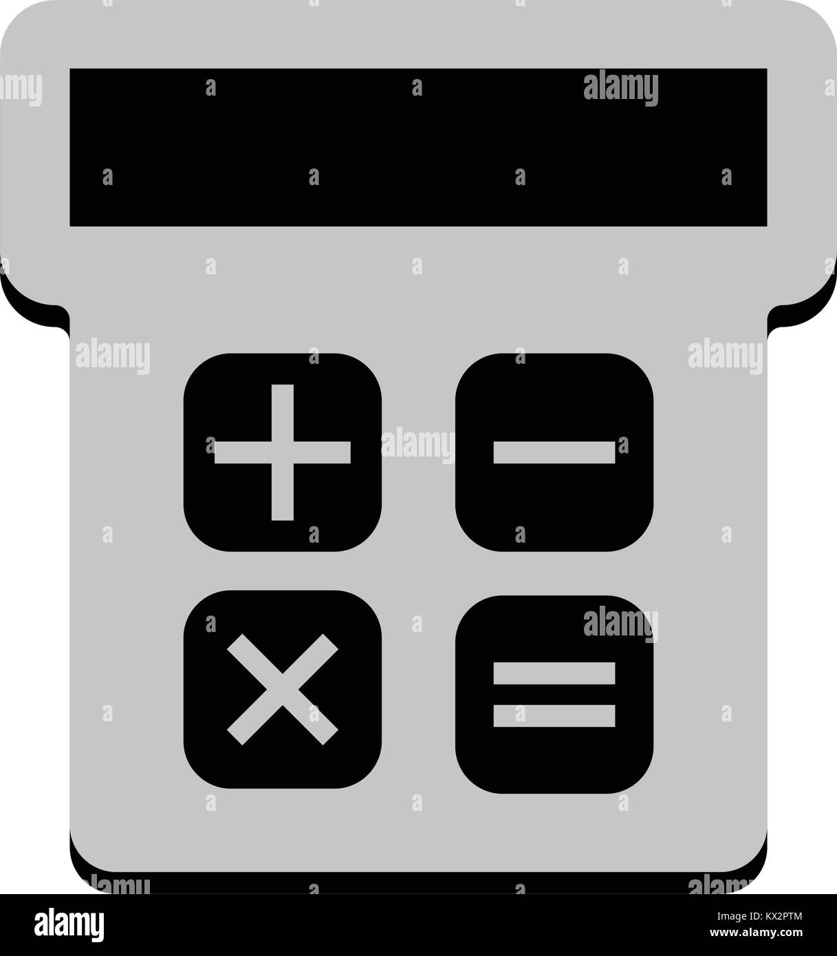 Isolated calculator icon Stock Vector