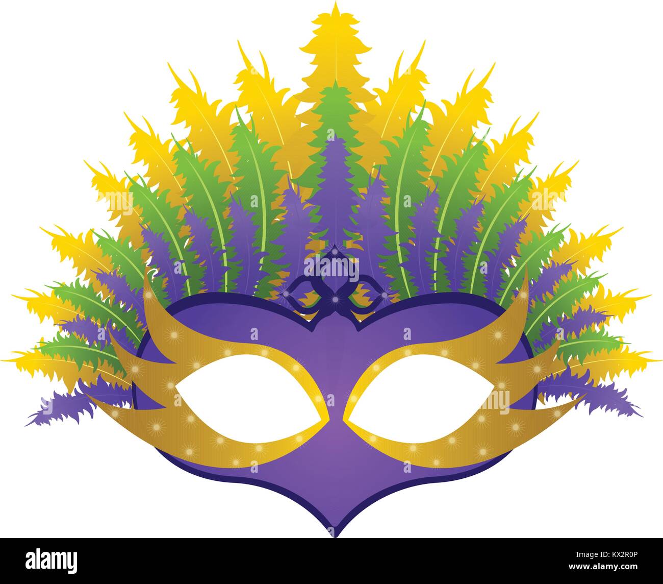 Mardi gras mask Stock Vector Image & Art - Alamy