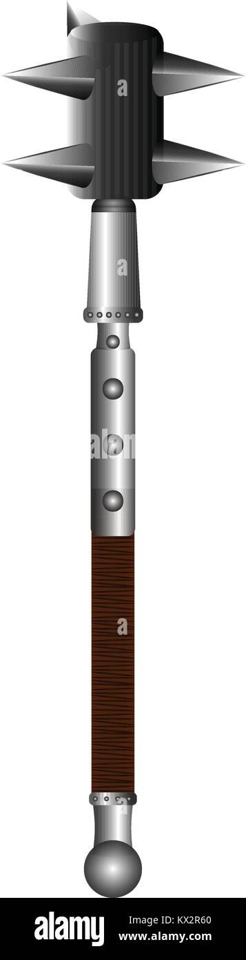 Isolated mace illustration Stock Vector Image & Art - Alamy