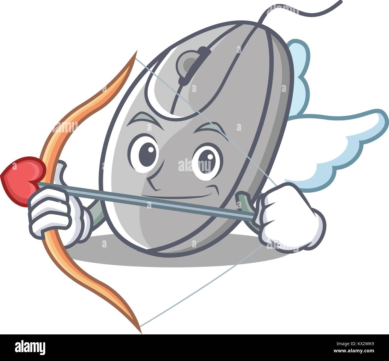 Cupid mouse character cartoon style Stock Vector Image & Art - Alamy
