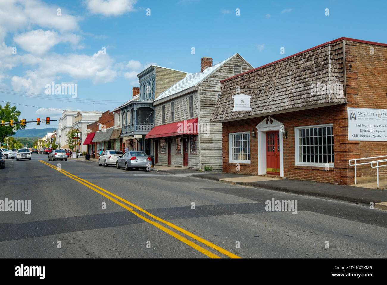 West King Street, Strasburg, Virginia Stock Photo Alamy