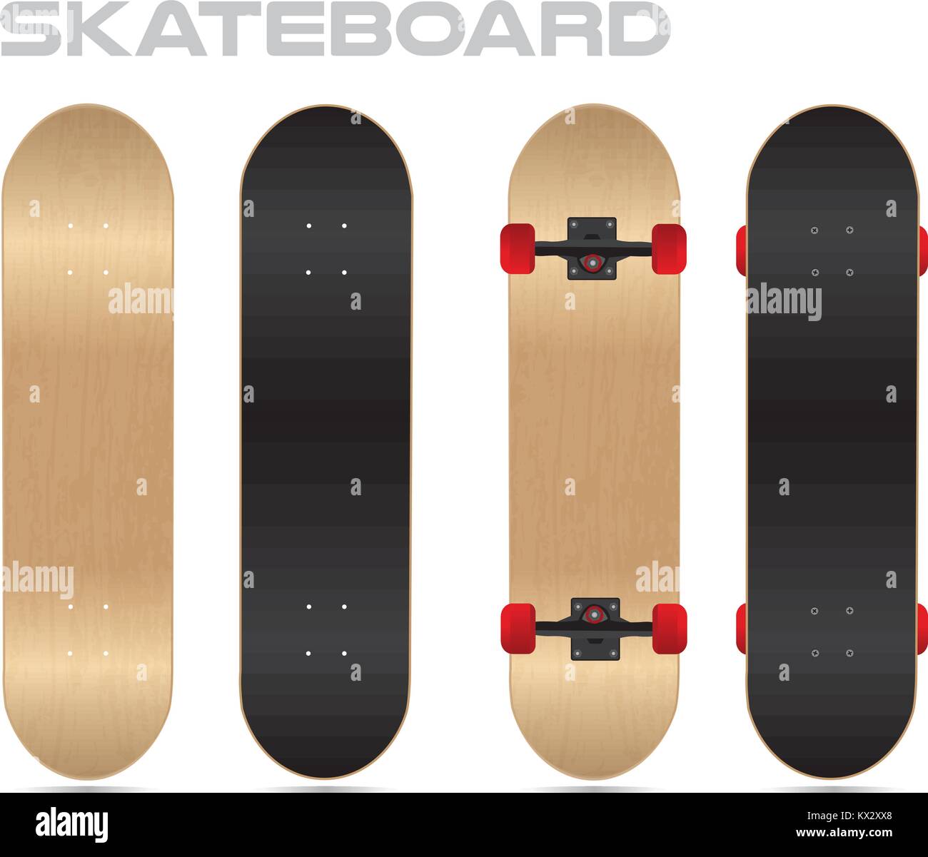 blank skateboard template