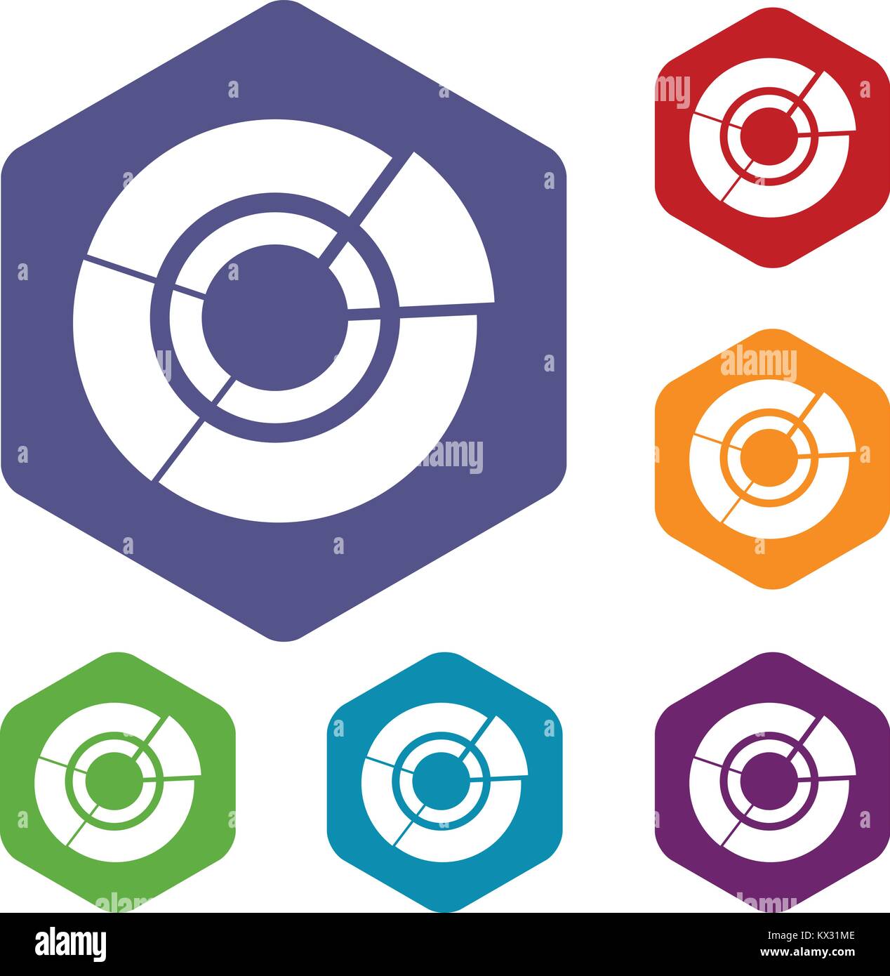 Pie chart for infographic icons set Stock Vector Image & Art - Alamy