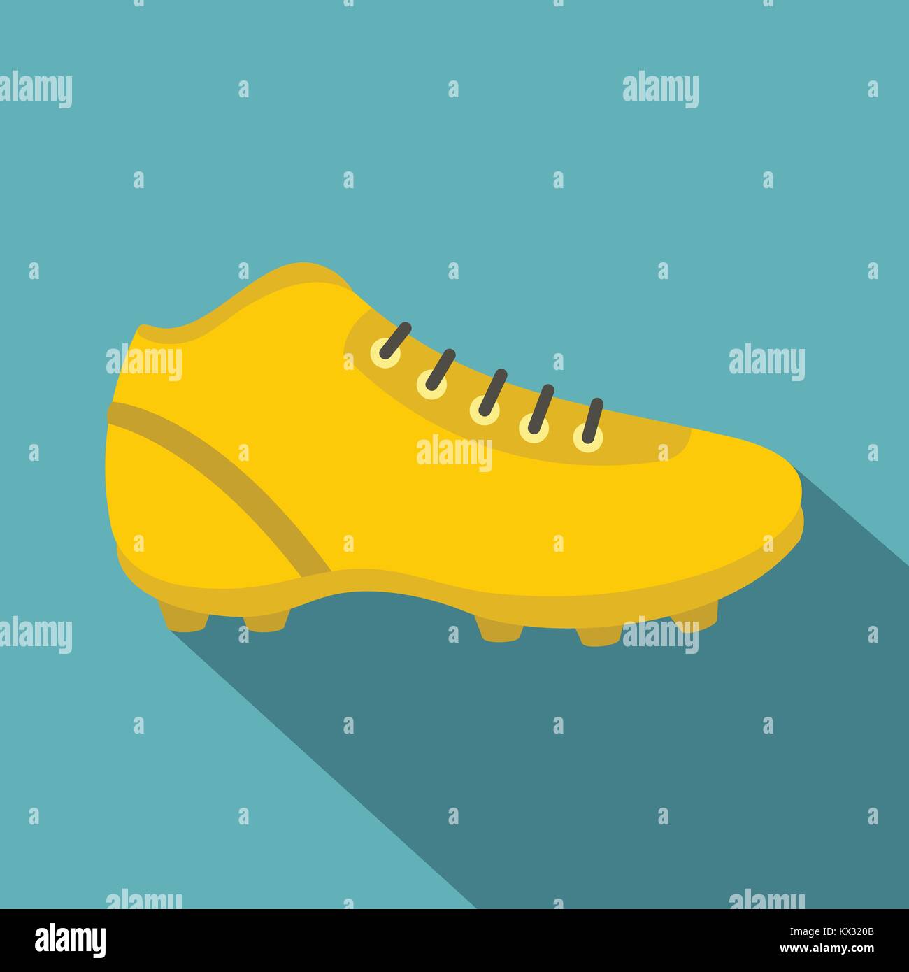 Football or soccer shoe icon, flat style Stock Vector Image & Art - Alamy