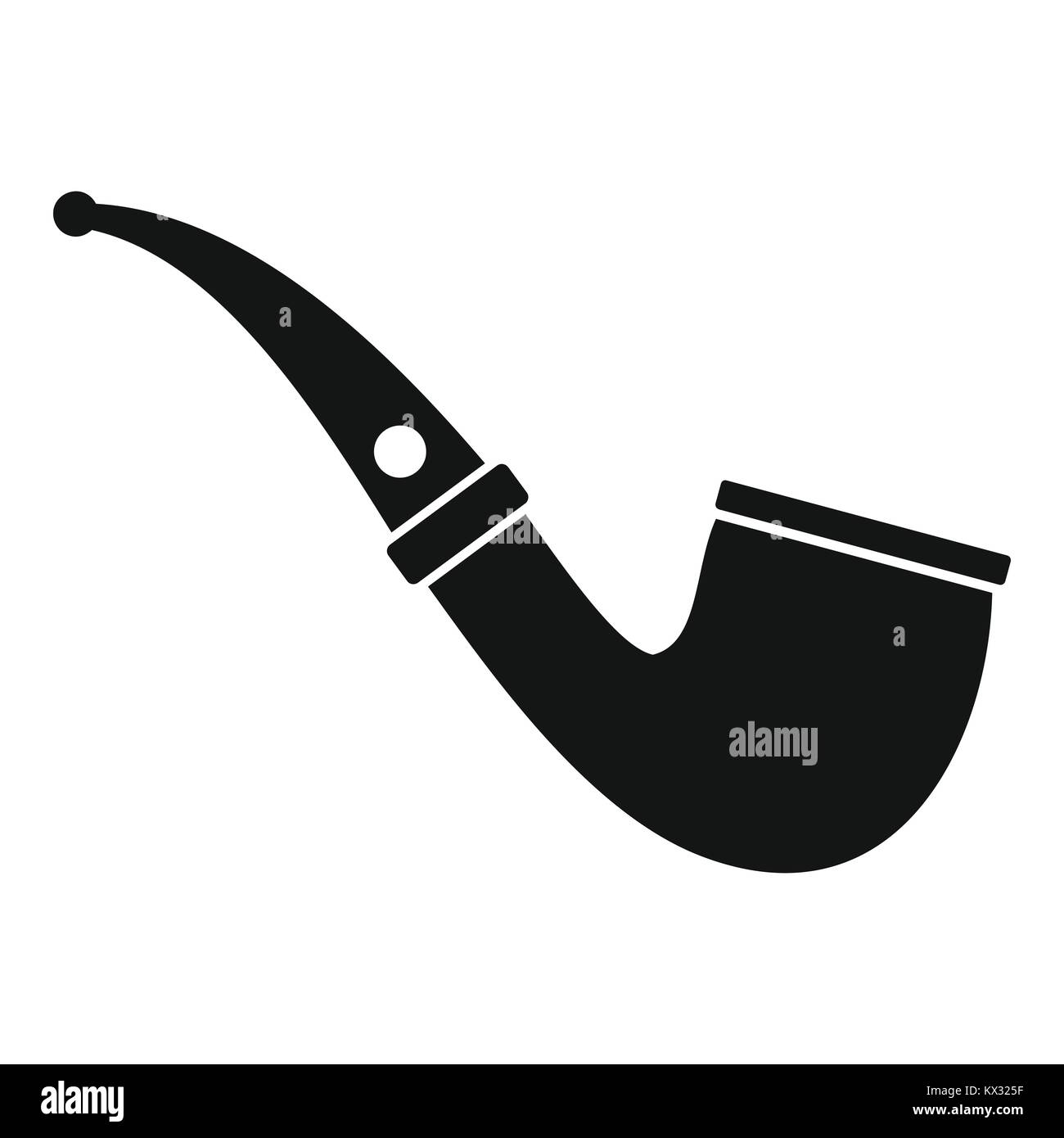 Smoking pipe icon, simple style Stock Vector Image & Art - Alamy