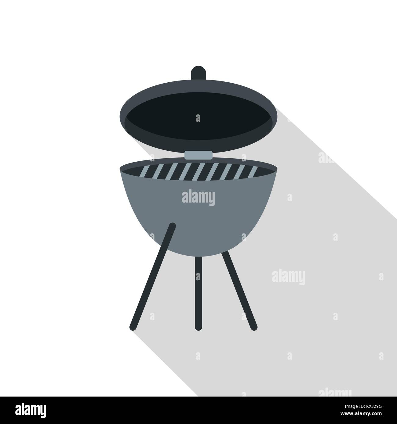 Barbecue icon , flat style Stock Vector Image & Art - Alamy