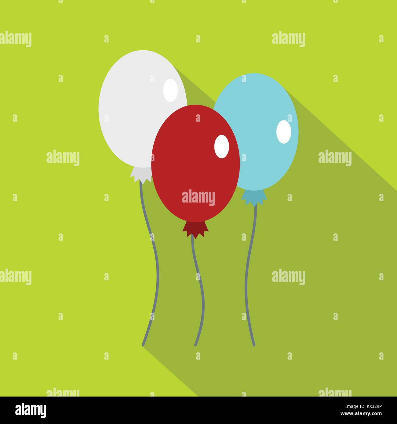 Balloons icon , flat style Stock Vector Image & Art - Alamy