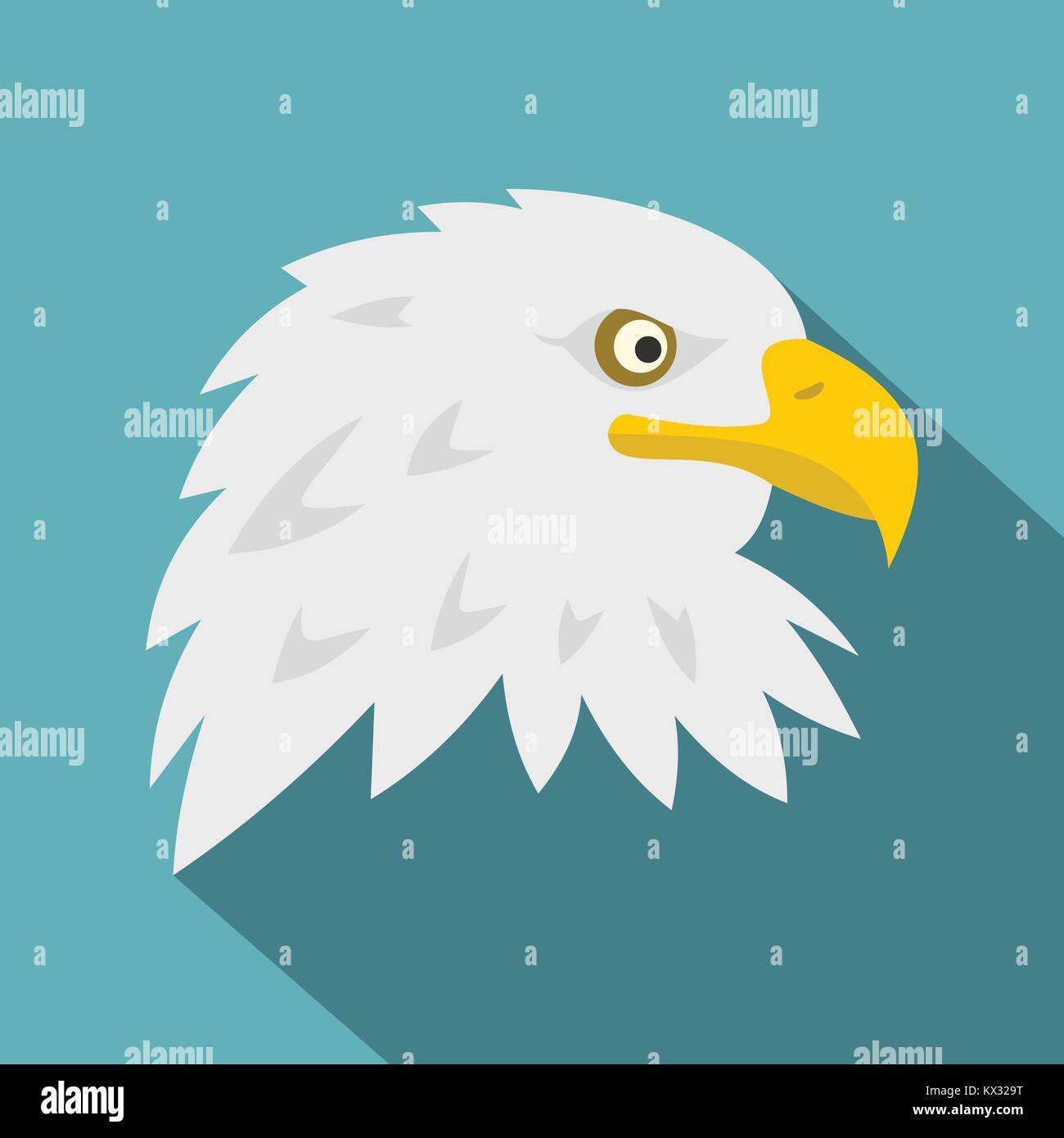 Eagle icon , flat style Stock Vector Image & Art - Alamy