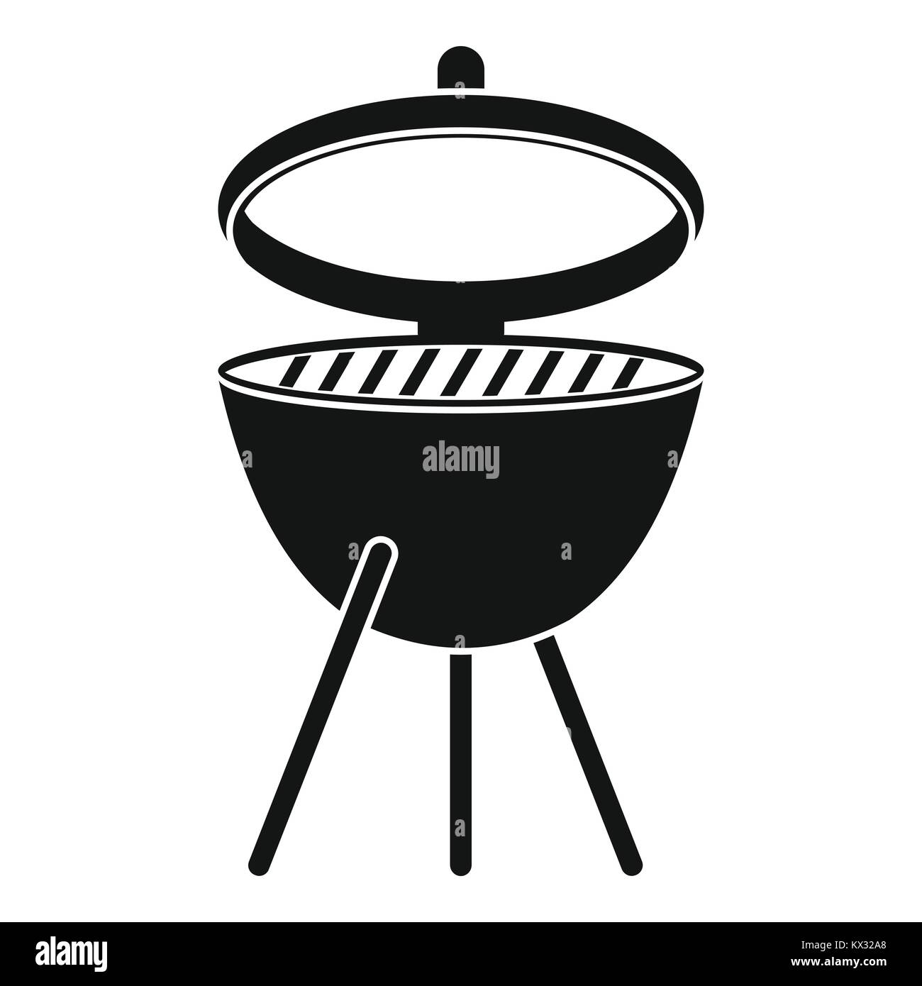Barbecue icon , simple style Stock Vector Image & Art - Alamy