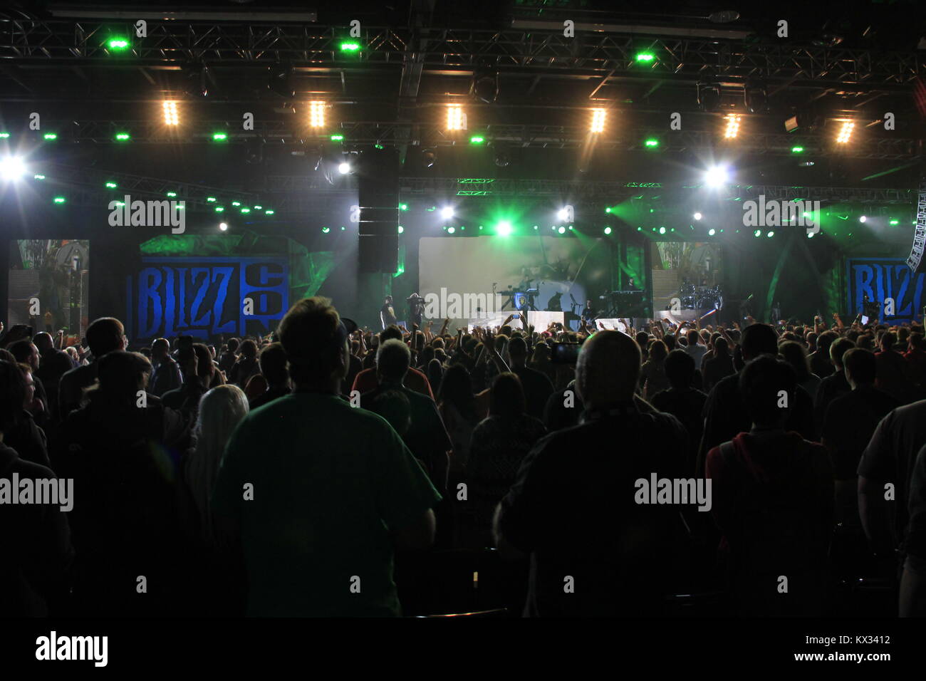 ANAHEIM, CA - November 7, 2015: Blizzard Game's gamer sporting event, BlizzCon, on November 7, 2015 in Anaheim, California. Stock Photo