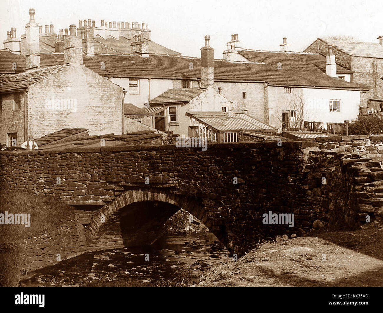 Crawshawbooth, Lancashire, early 1900s Stock Photo Alamy