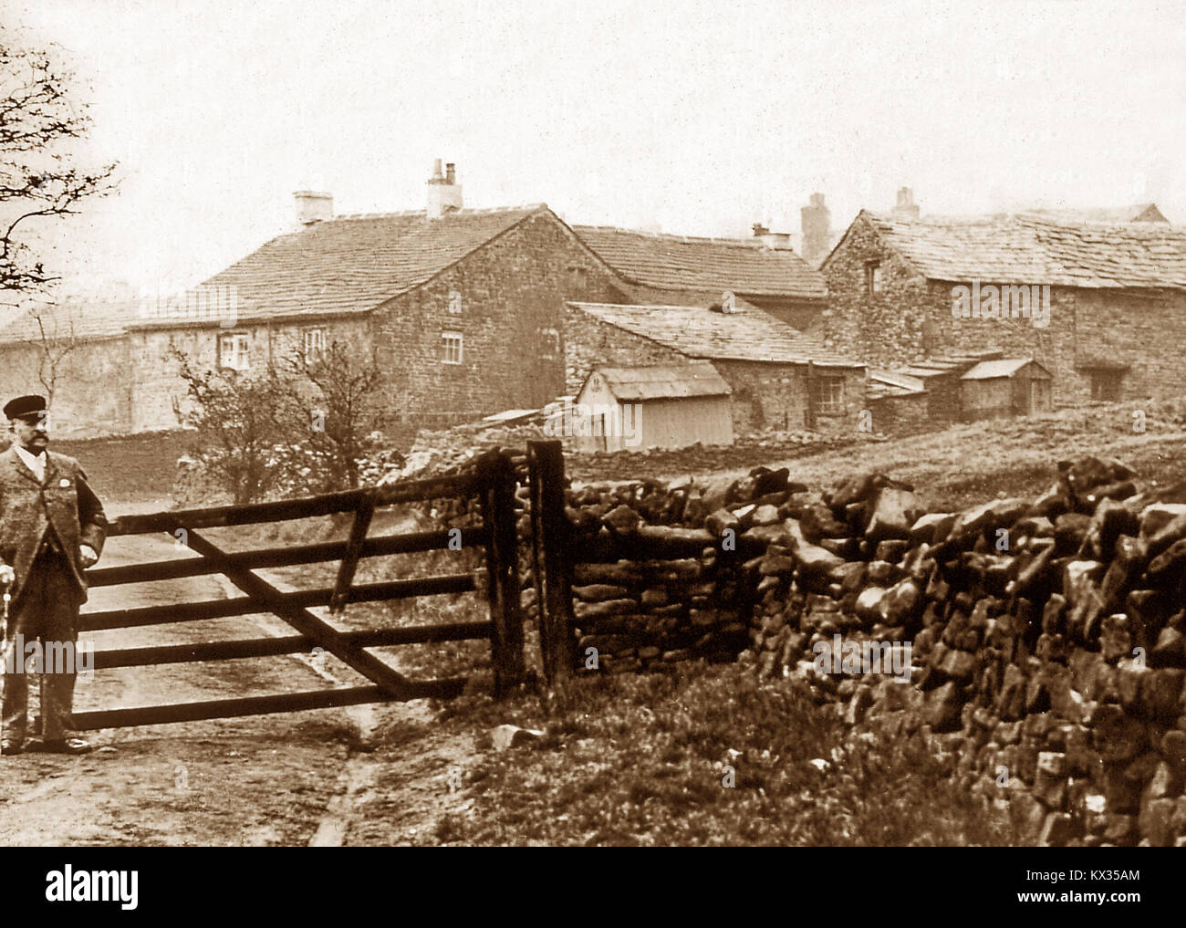 Goodshawfold, Crawshawbooth, Lancashire, early 1900s Stock Photo Alamy