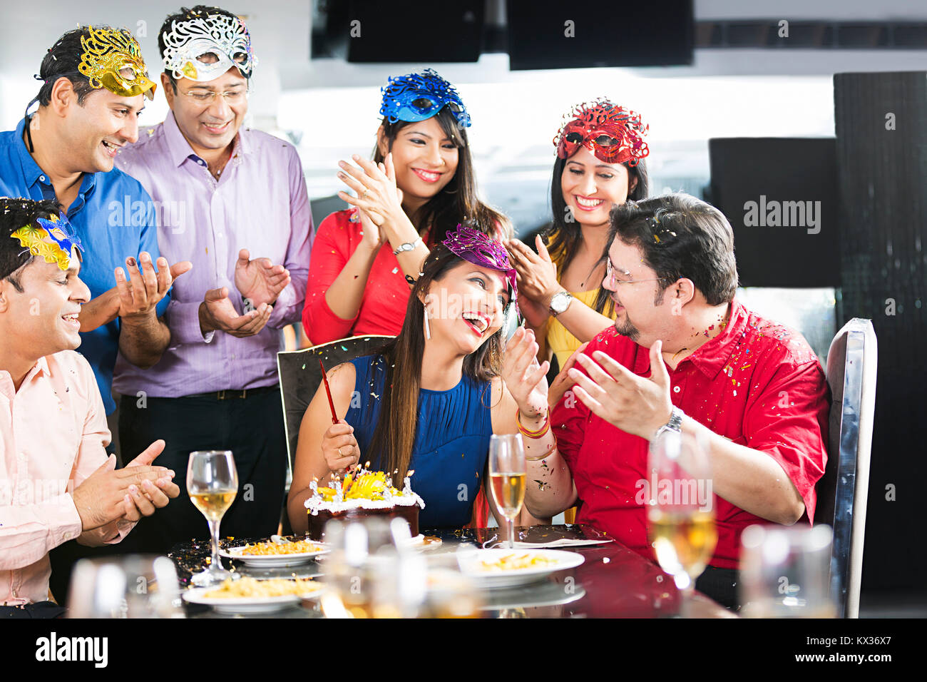 Group Of Adults Friends Enjoying Party Party In Hotel Stock Photo Alamy