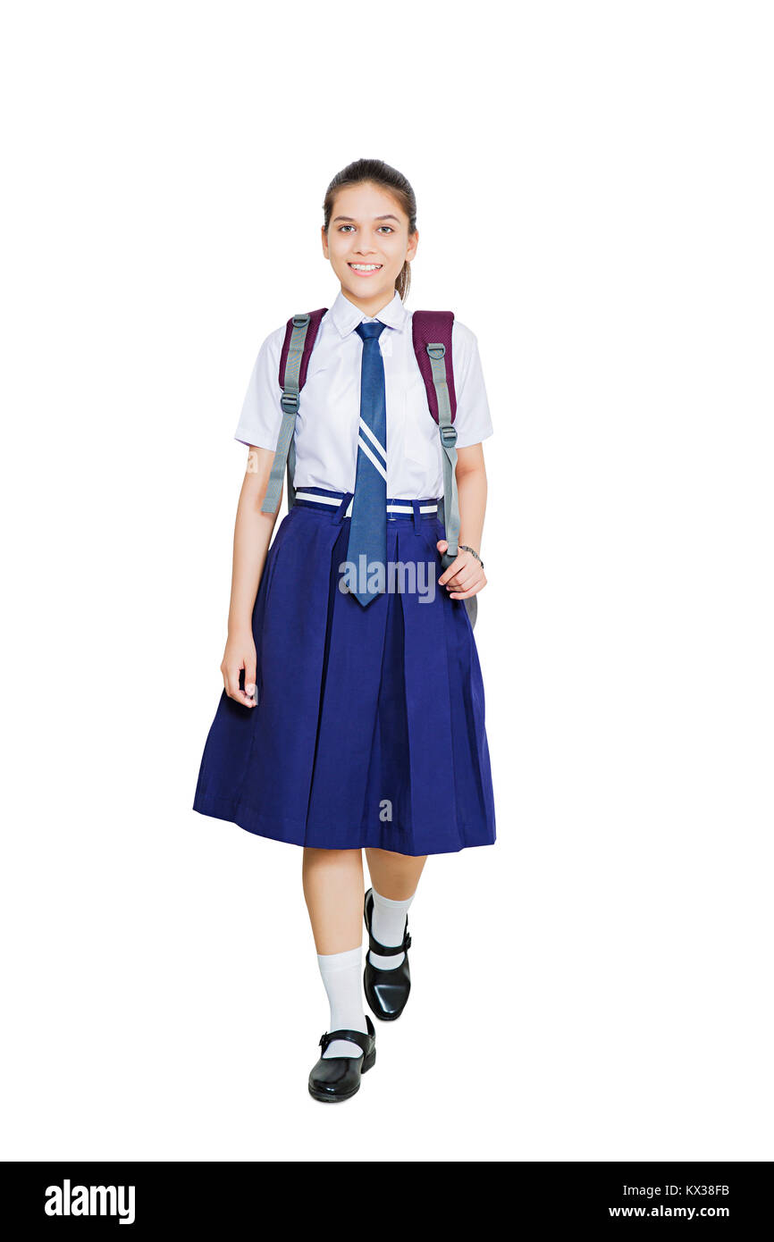 school student with bag