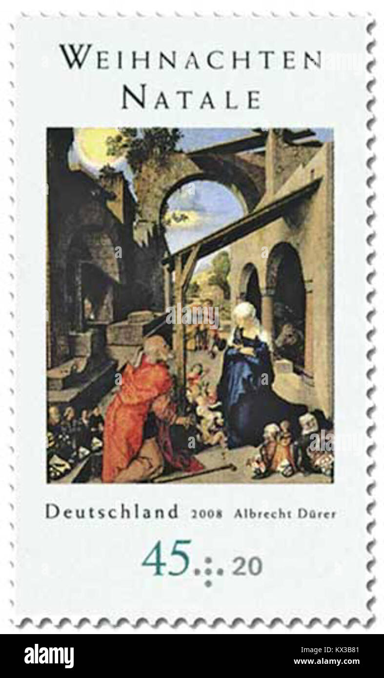 DPAG 2008 Albrecht Dürer, Geburt Christi Stock Photo