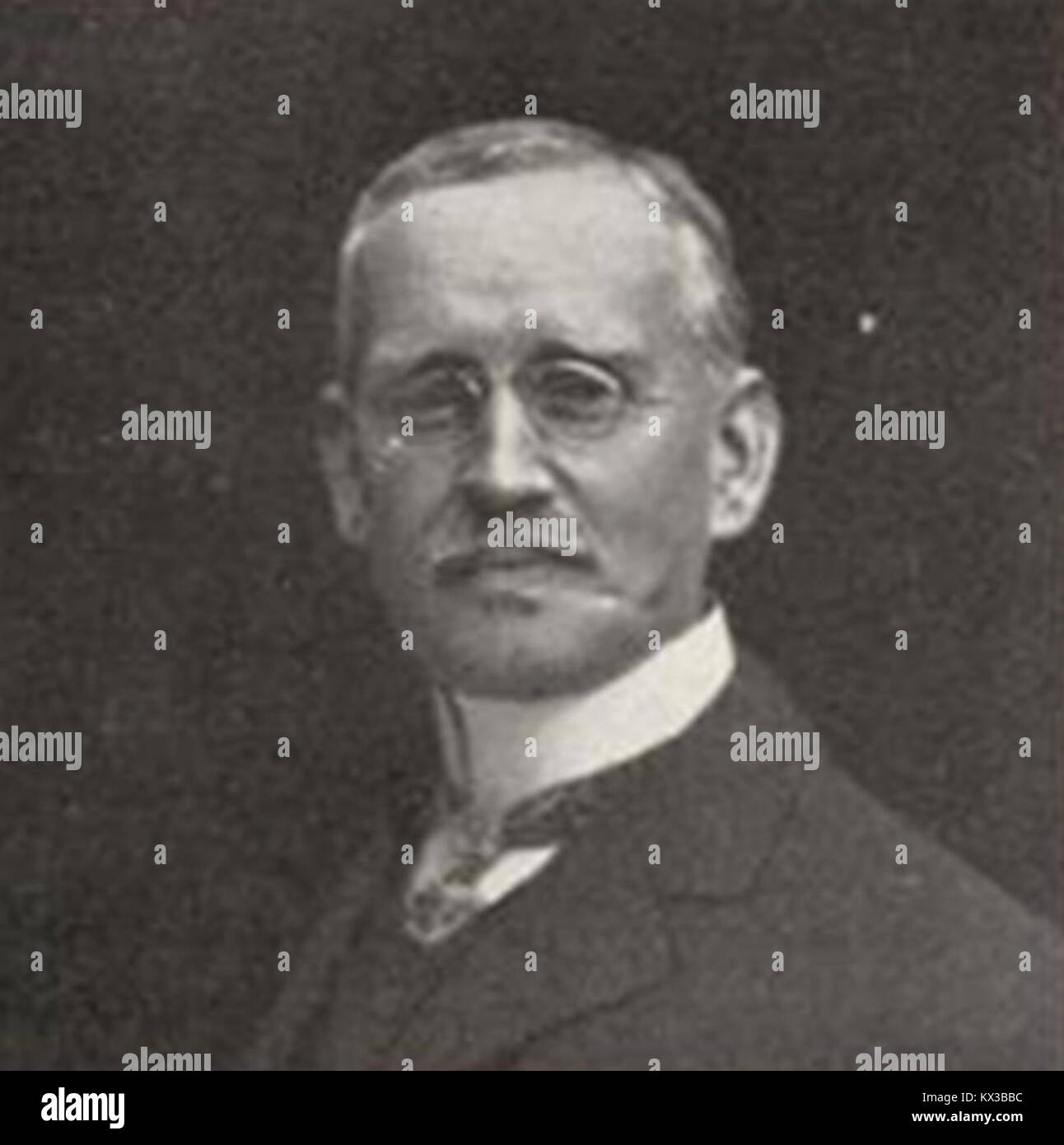 Dr. Alfred Marcus, Mitglied des Vorstandes der Kunststellung im Kunstpalast Düsseldorf, 1904 Stock Photo