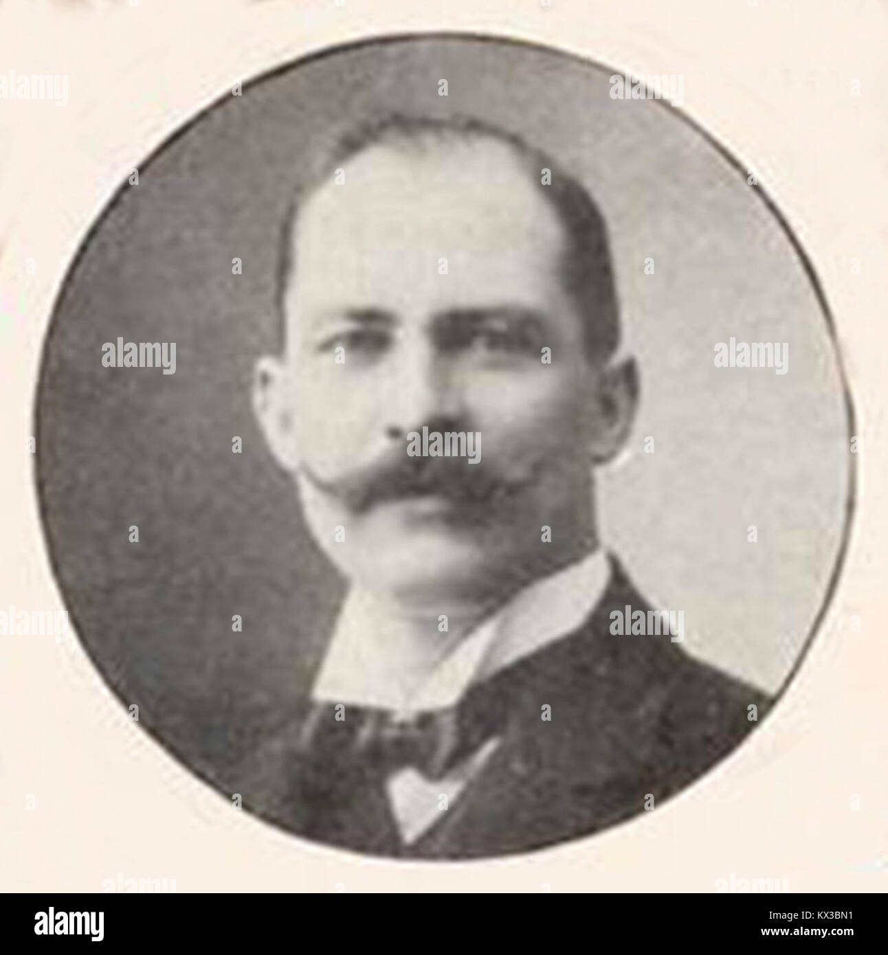 Dr. Willy Thelemann, Mitglied des Vorstandes der Kunststellung im Kunstpalast Düsseldorf, 1904 Stock Photo