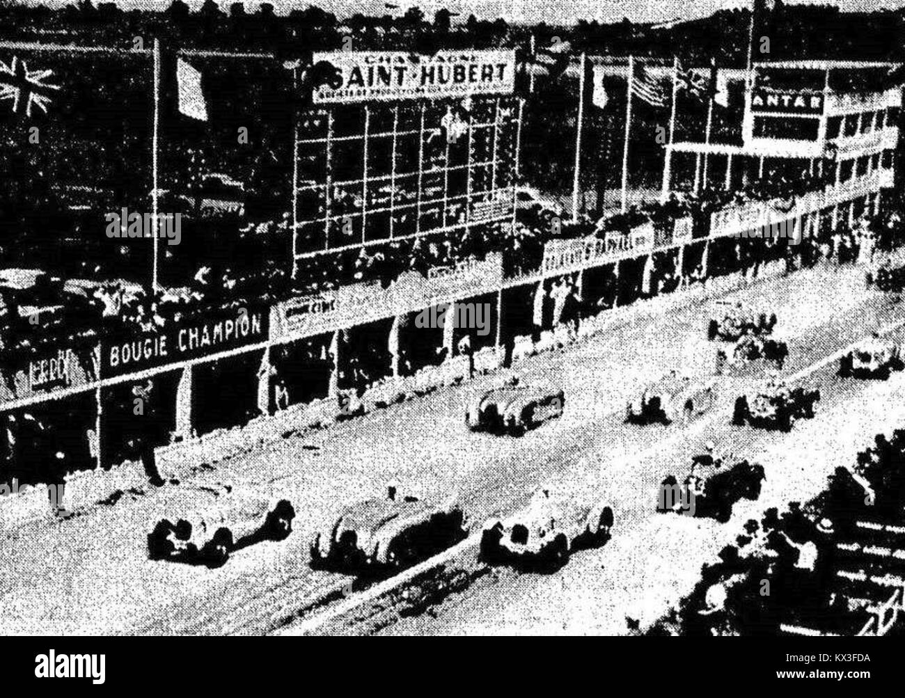 Départ du Grand Prix de la Marne 1936 Stock Photo Alamy
