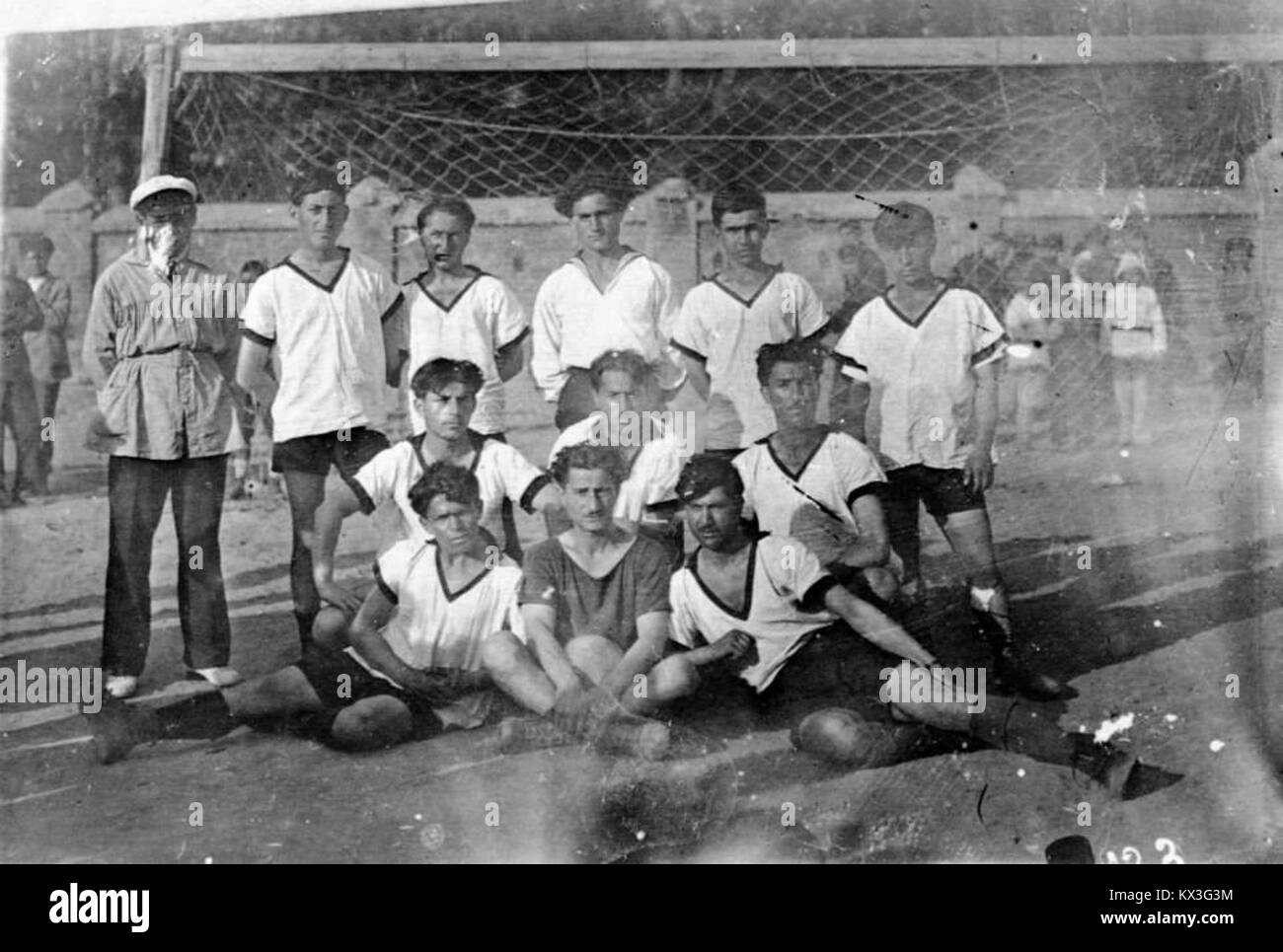 Dənizçilərin futbol komandası, 1924 Stock Photo Alamy