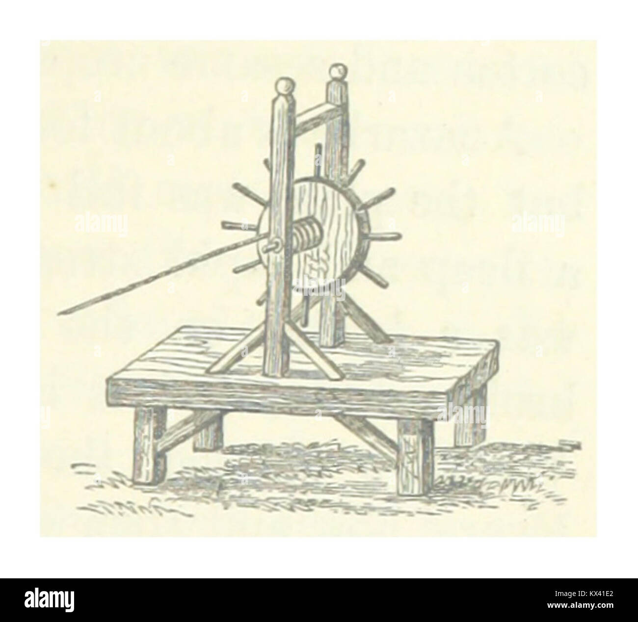 Historic windlass Cut Out Stock Images & Pictures Alamy