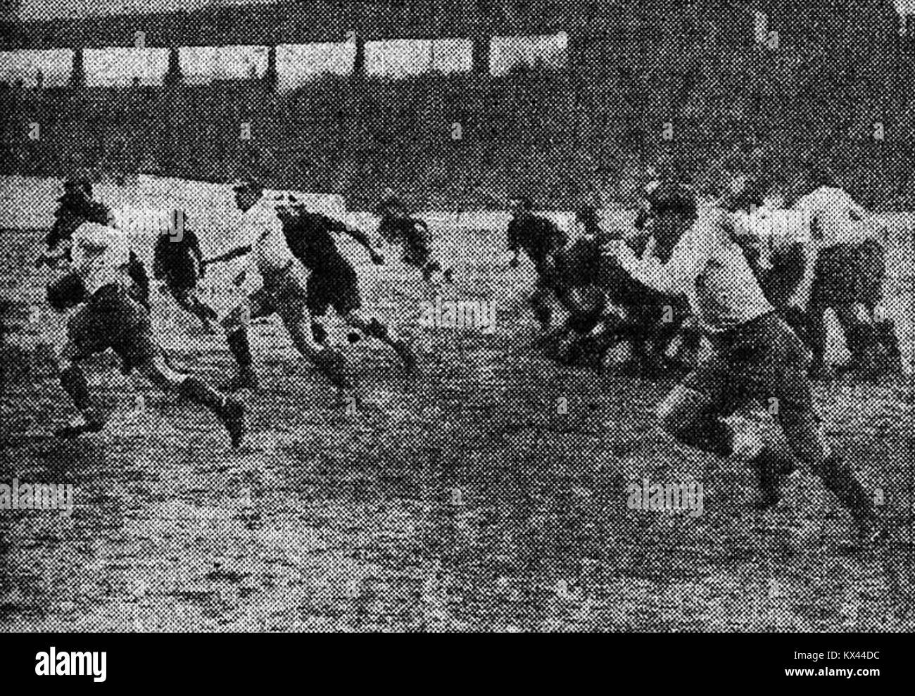 Demifinale du Challenge Yves du Manoir 1934, le Stade toulousain bat