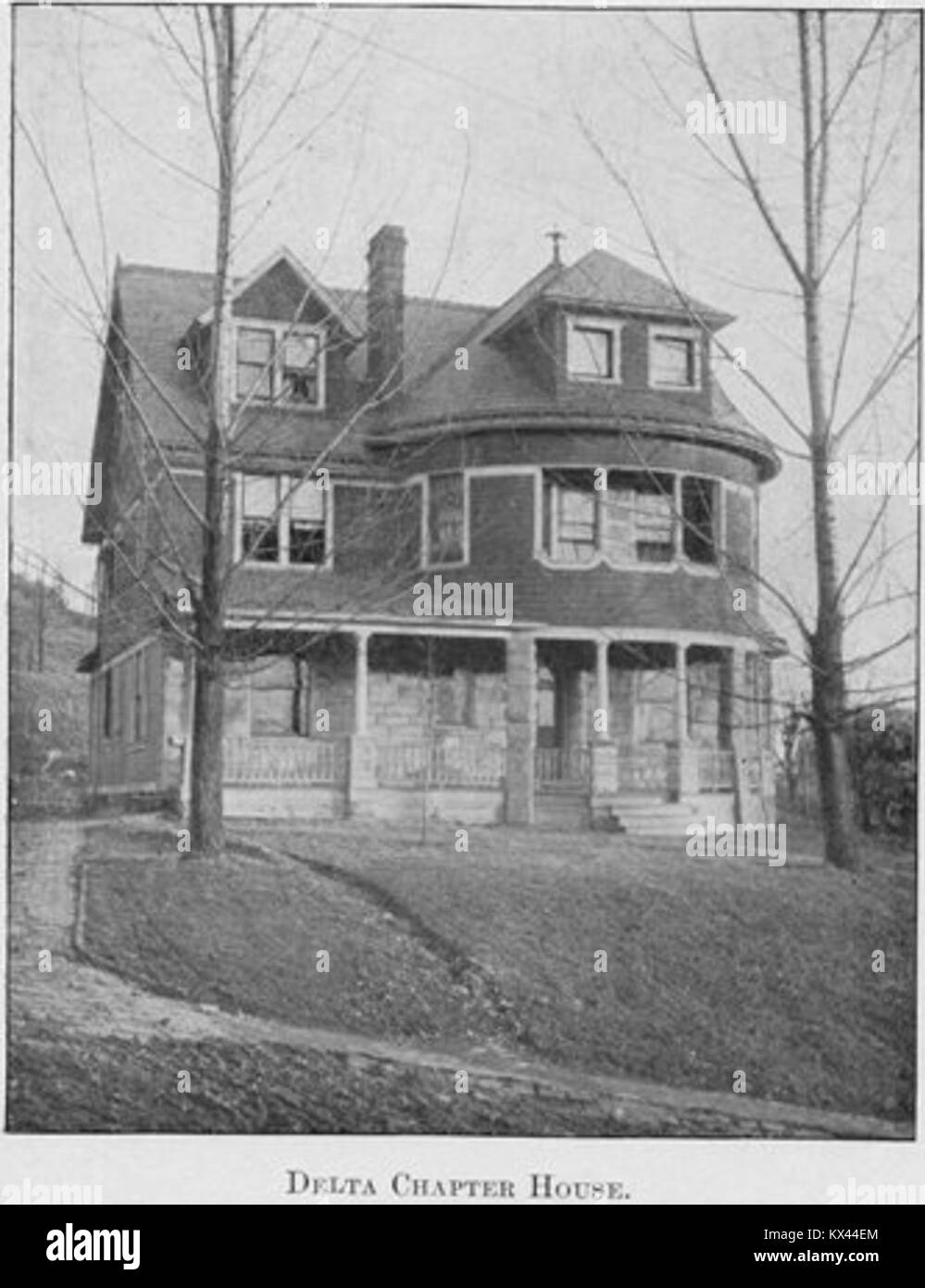 Delta chapter, West Virginia University, Phi Sigma Kappa, 1910 Stock Photo  - Alamy