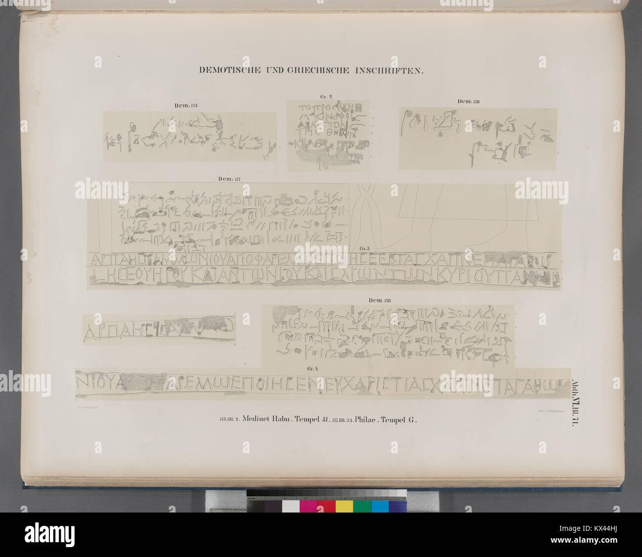 This document includes Demotic and Greek inscriptions from the Temple ...
