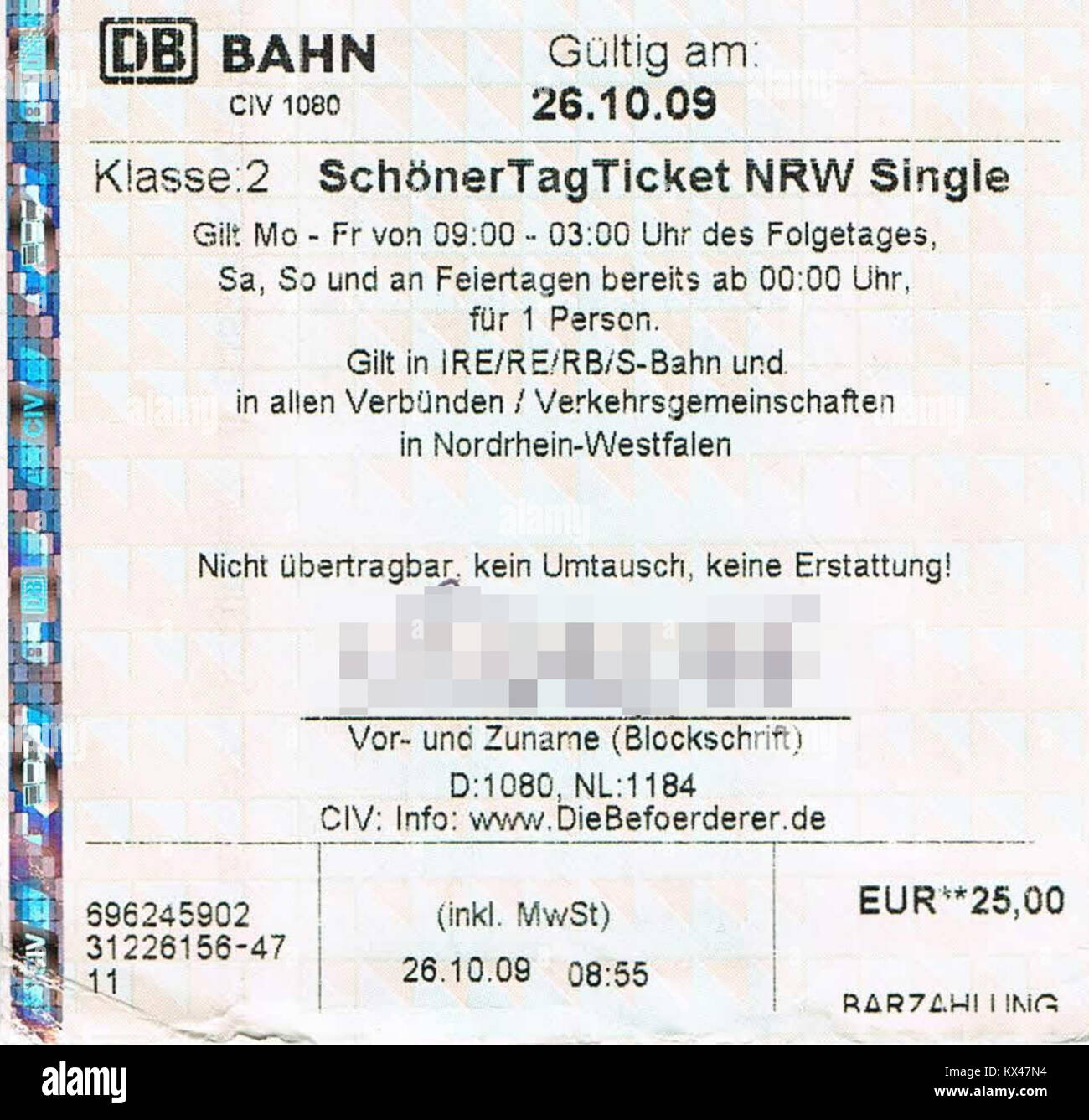 Schönertagticket hires stock photography and images Alamy