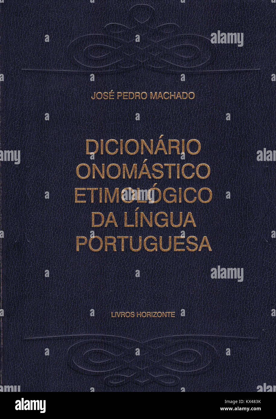 Dicionário Onomástico Etimológico da Língua Portuguesa Stock Photo