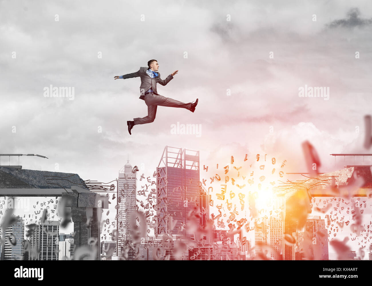 Problem and difficulties overcoming concept Stock Photo - Alamy