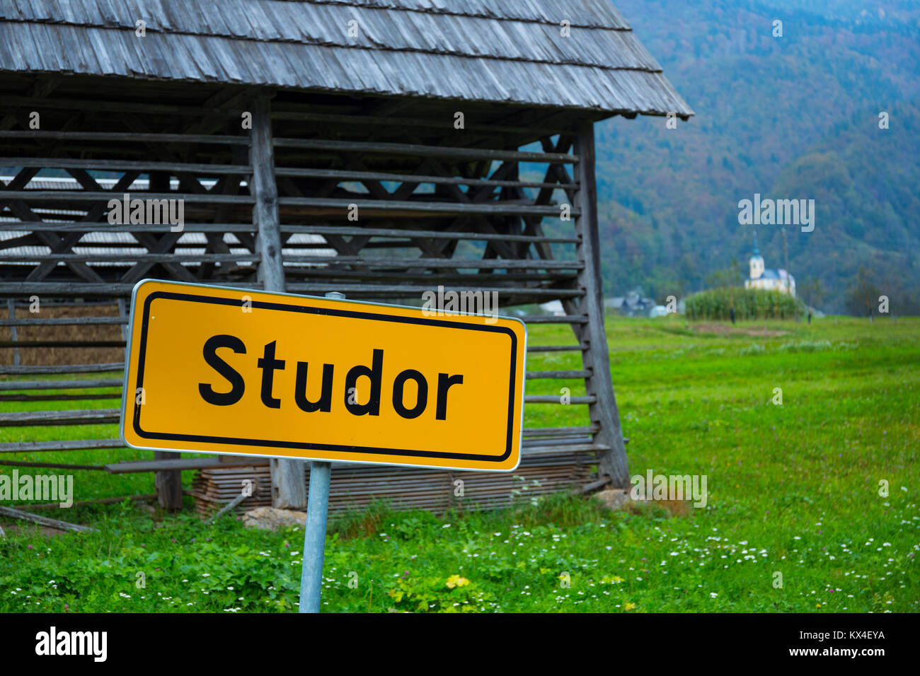 Studor v Bohinju village, Municipality of Bohinj , Upper Carniola