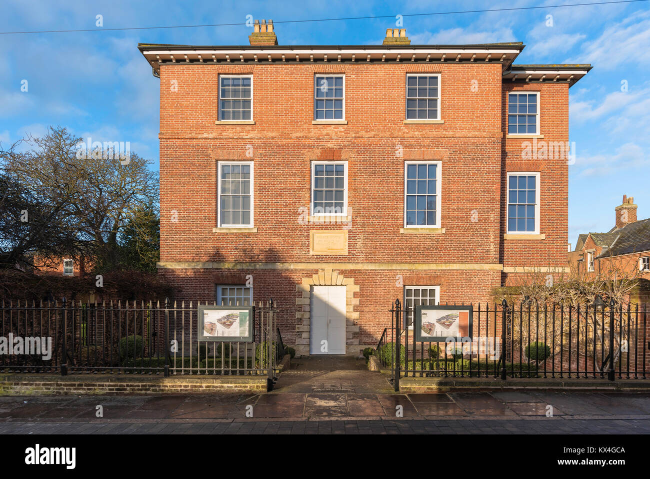 Newmarket Suffolk, exterior view of Palace House, the National Heritage