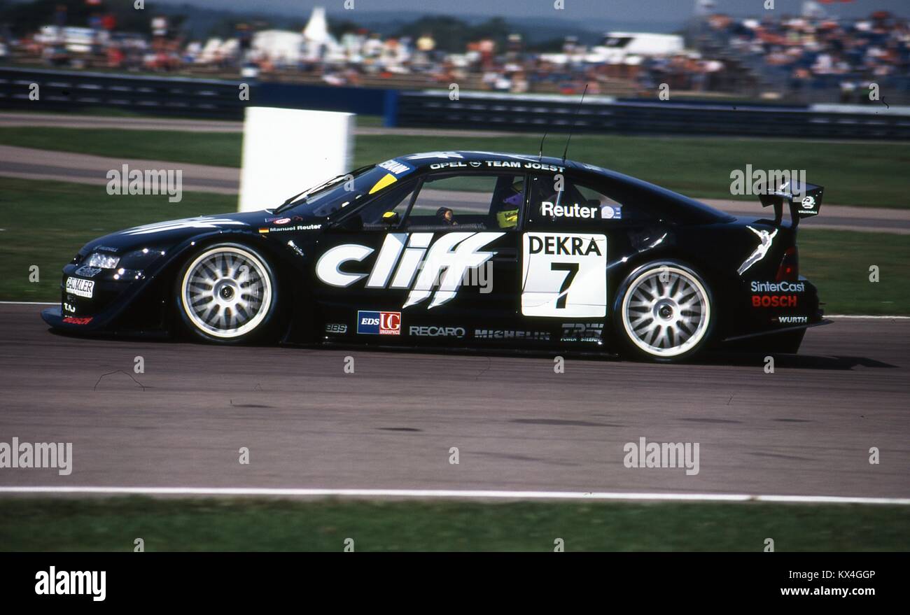 Manuel Reuter, Opel Calibra V6 4x4, Joest Racing Opel, International Touring Car Championship, Silverstone Aug 17th 1996 Stock Photo