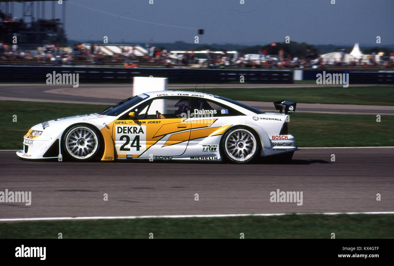 Yannick Dalmas, Joest Racing Opel, Opel Calibra V6 4x4, International Touring Car Championship for FIA Class 1 Touring Cars , Silverstone Aug 17th 1996. Stock Photo