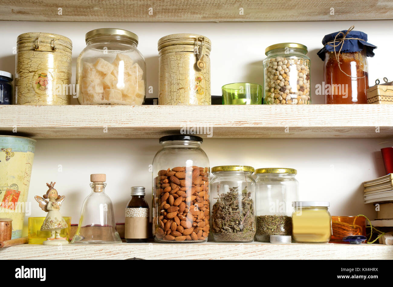 Food on the shelf Stock Photo Alamy