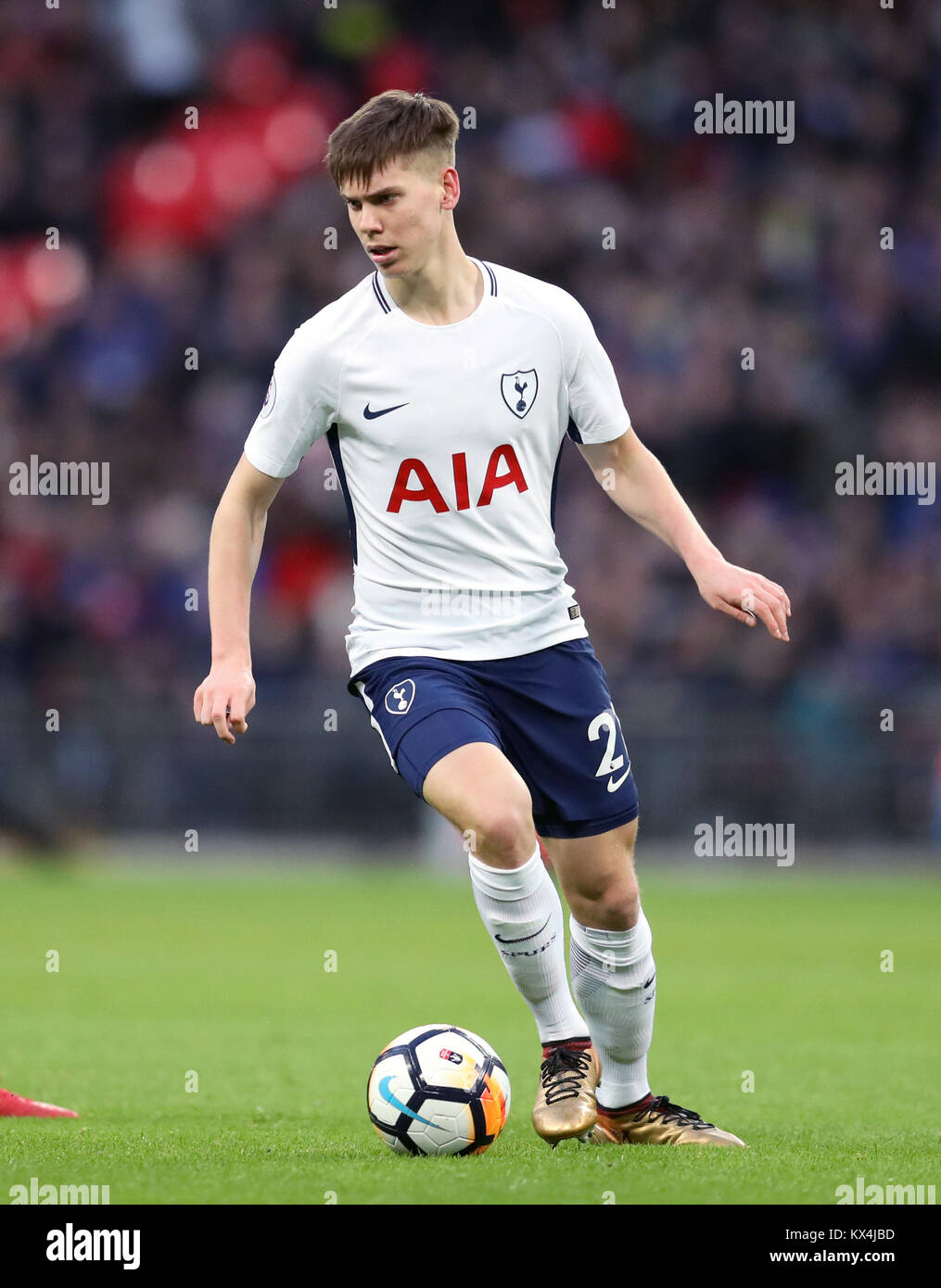 Tottenham Hotspur S Juan Foyth During The Emirates Fa Cup Third Round Match At Wembley Stadium London Press Association Photo Picture Date Sunday January 7 2018 See Pa Story Soccer Tottenham Photo Credit