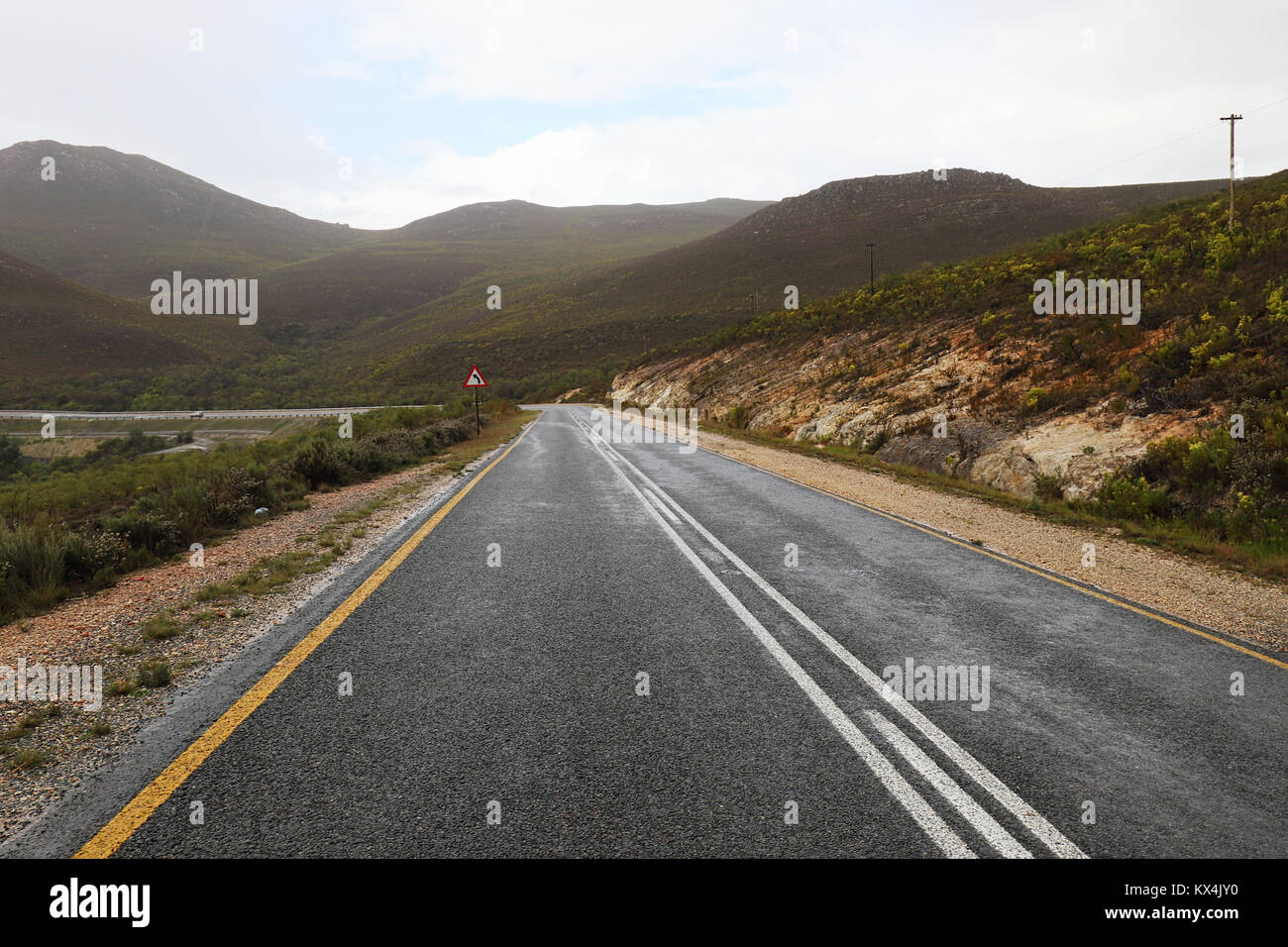 On the Road, Garden Route, South Africa Stock Photo