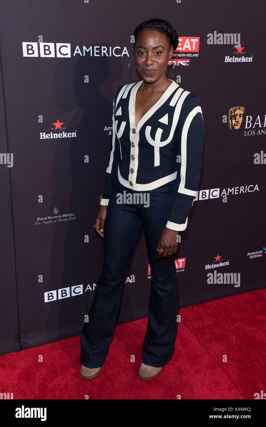 Beverly Hills, USA. 06th Jan, 2018. Kirby Howell-Baptiste attends the
