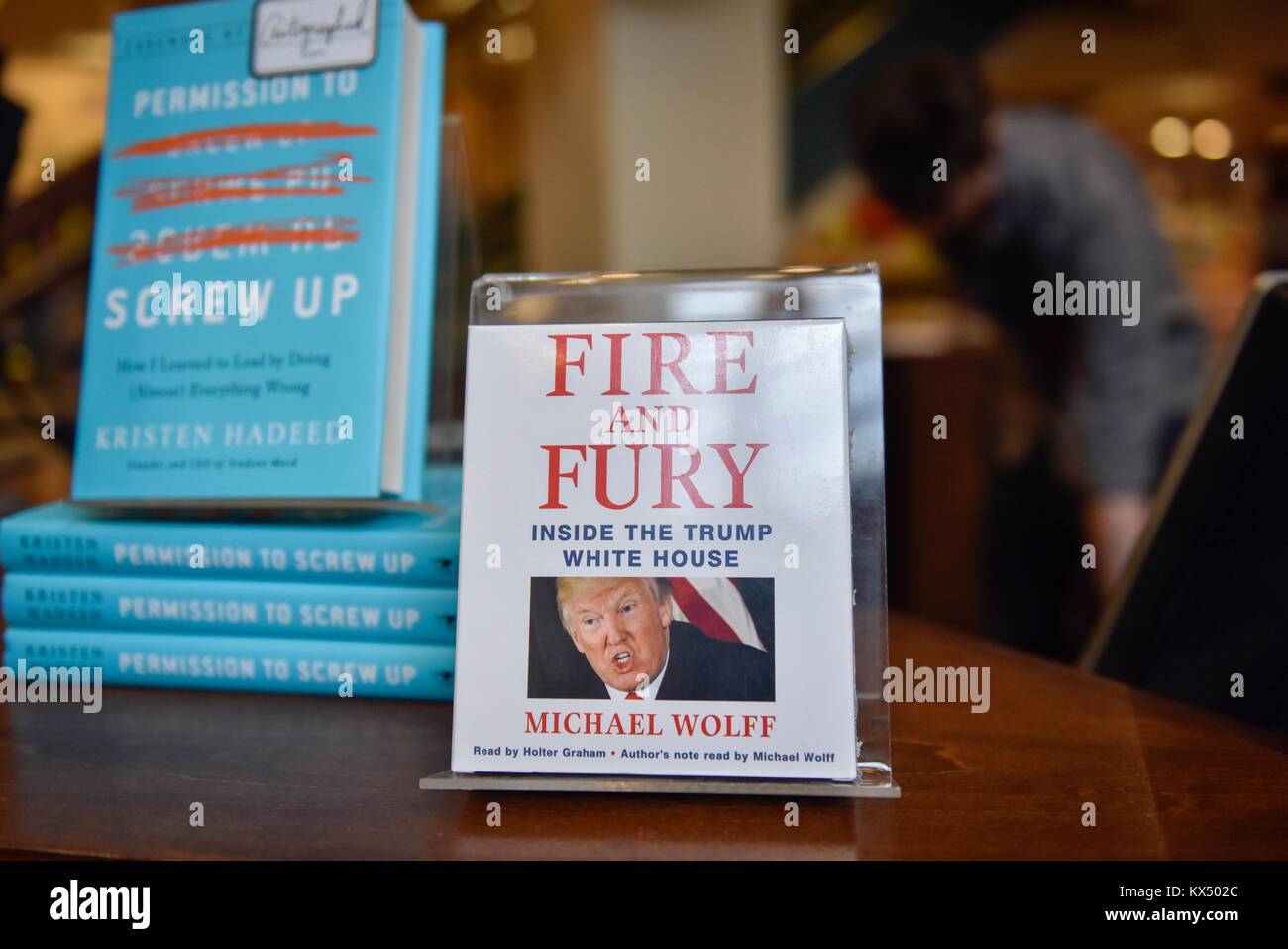 Chicago Usa 7 January 2018 An Audiobook Of The New Book Fire