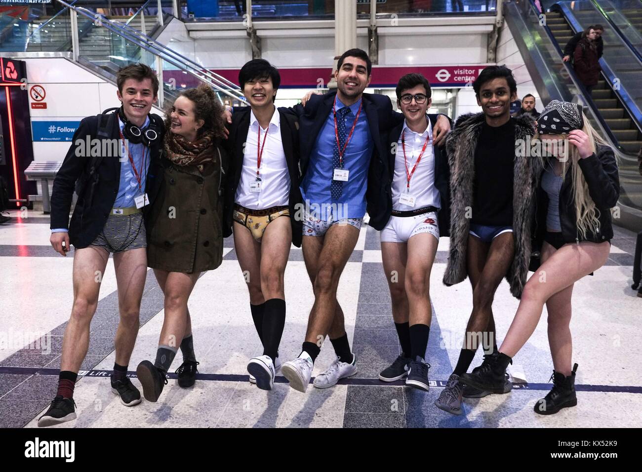 London underground no trousers day hi-res stock photography and images -  Page 3 - Alamy