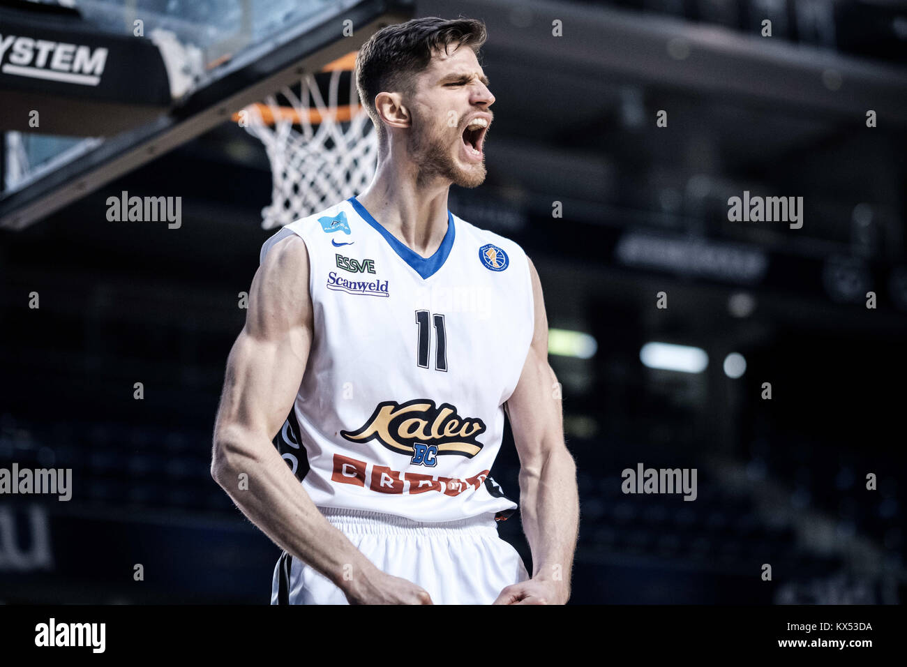 Tallinn Harjumaa Estonia 7th Jan 2018 Thomas Van Der Mars Of