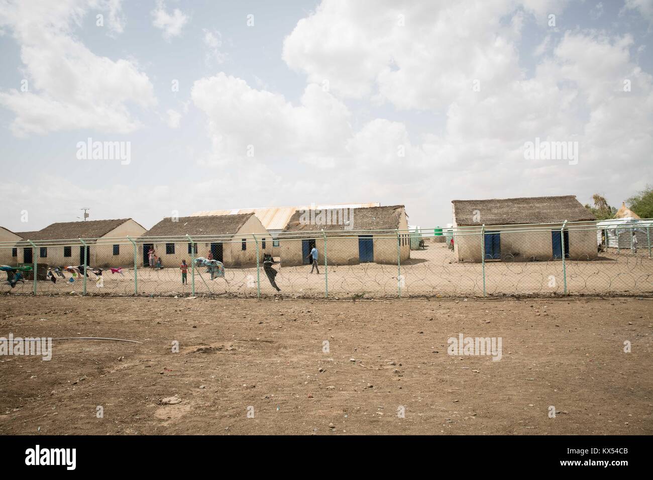 Kassala, Sudan. 20th July, 2017. A view of Shagarab camp, eastern Sudan. Tens of thousands of Eritrean refugees live across the camps, after escaping mandatory, unending military service and repression in their home country. Credit: Sally Hayden/SOPA/ZUMA Wire/Alamy Live News Stock Photo