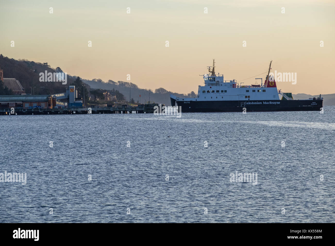 Ferry boat Wemyss Bay Rotheasy Wemyss Bay Stock Photo Alamy