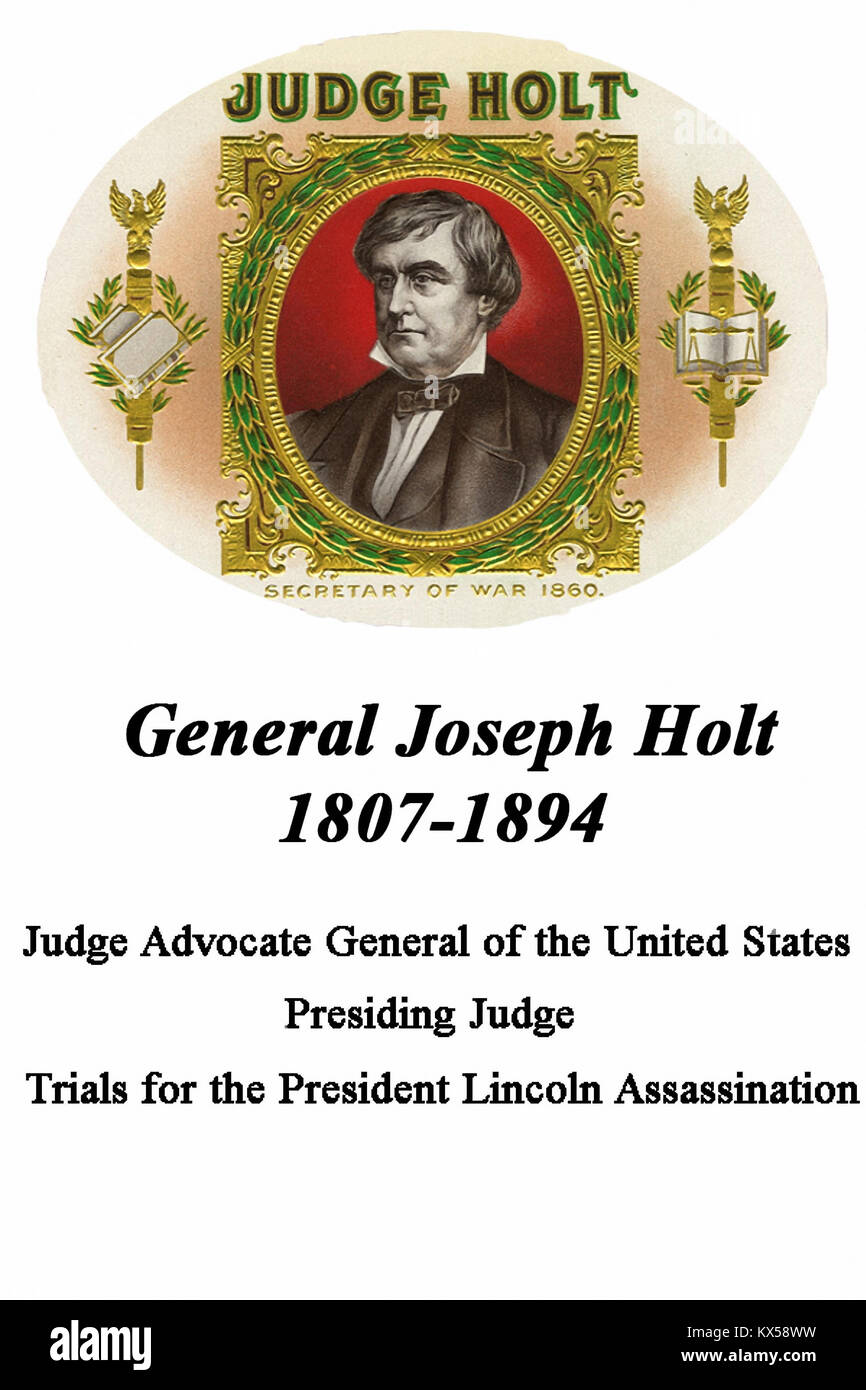 General Joseph Holt Stock Photo