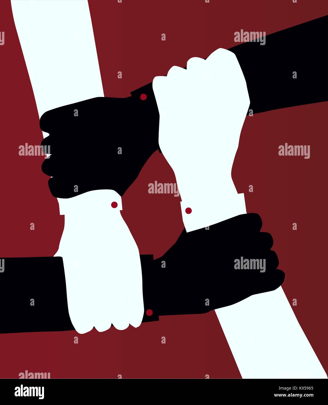 PARTNERSHIP. Vector illustration Stock Vector Image & Art - Alamy
