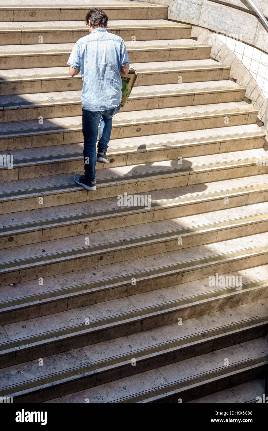 In the Lisbon subway, Lisbon, Portugal Stock Photo - Alamy