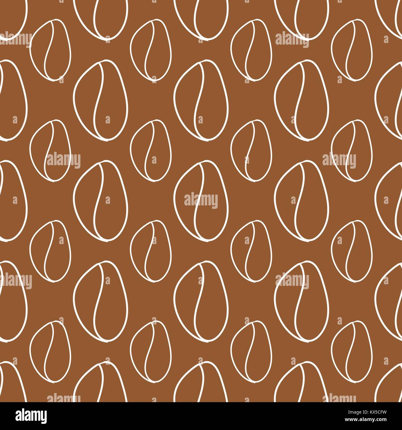 Coffee beans seamless pattern. Vector illustration Stock Vector Image ...